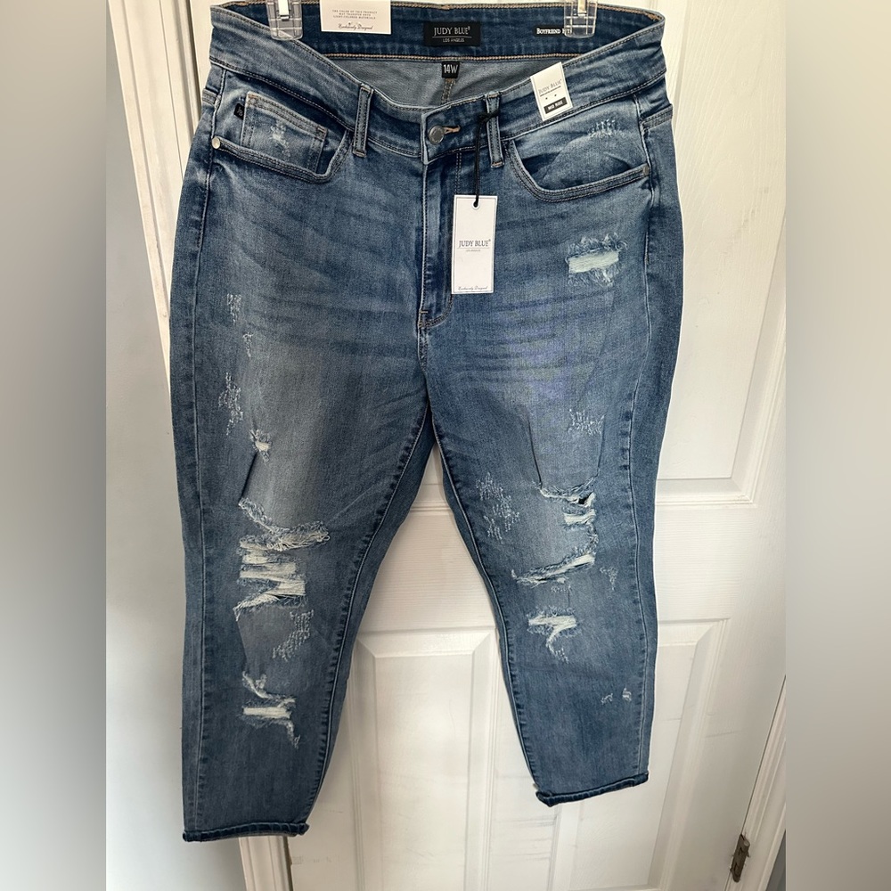Judy Blue Boyfriend 14W NWT